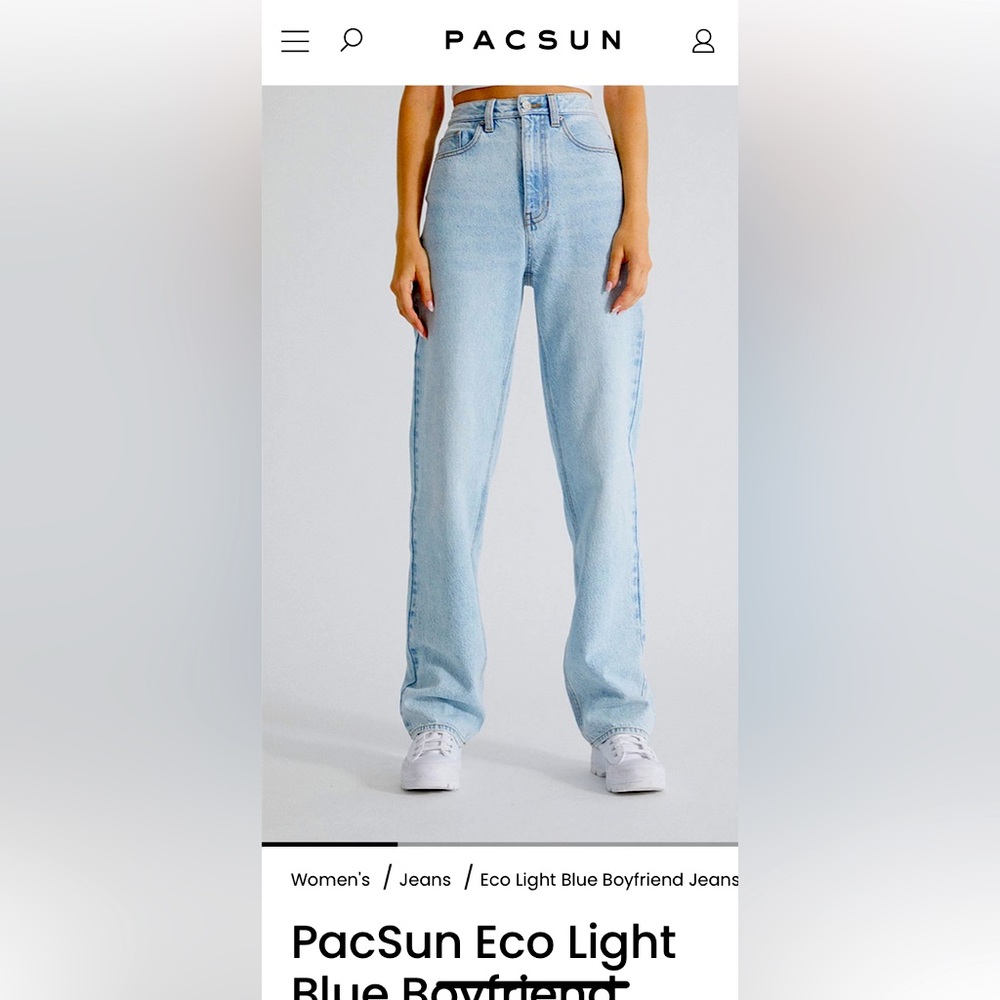 Pacsun '90s Boyfriend Jeans size 22